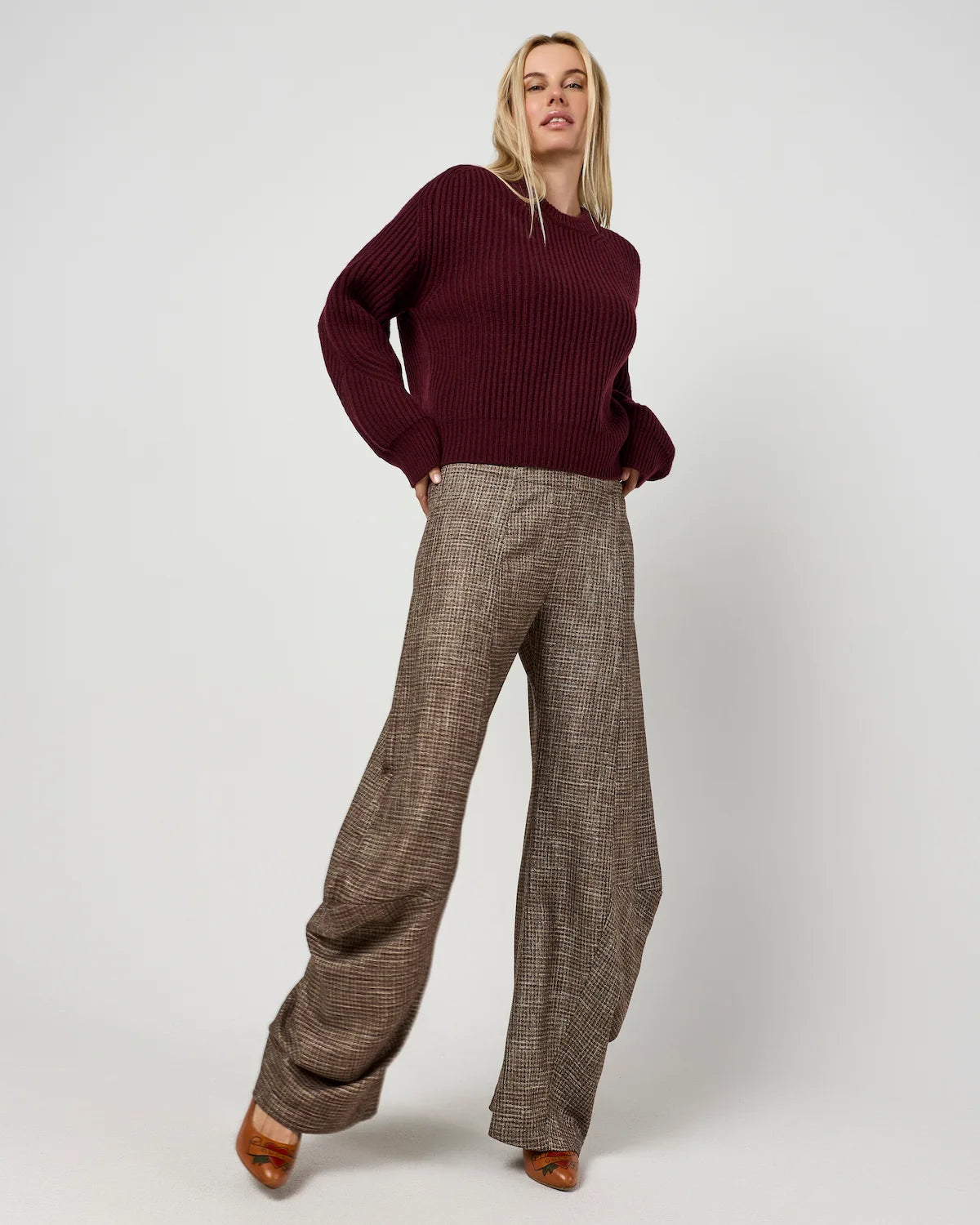 Pantalone Pirata microquadrettato