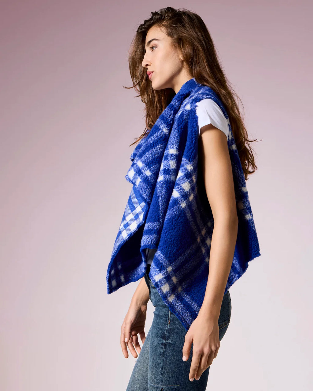 Smanicato Shearling Electric Blue