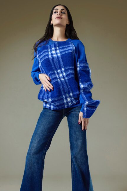 Maglione TartanBlue