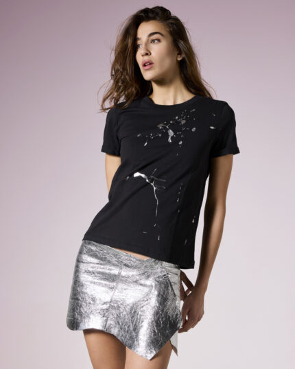 T-shirt Silver